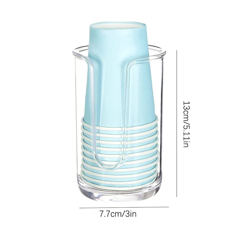 Bathroom Cup Dispenser Paper Dispenser for Vanity Countertop