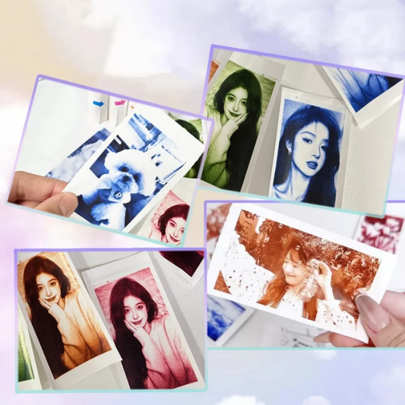 5/10pcs 다채로운 어린이 카메라 특수 감열지 57mm 폴라로이드 그린 블루 레드 오렌지 인쇄 용지 BPA 무료