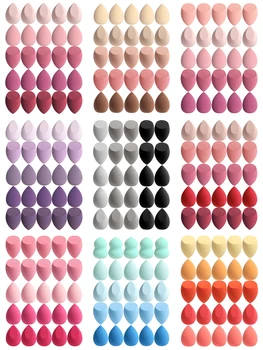 25 Spugnette per il Trucco (Beauty Blender), Spugne Miste per Fondotinta, Applicazione Impeccabile per Liquidi, Creme e Polveri, Multicolore