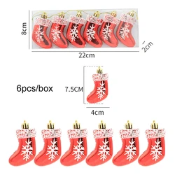6-Piece Christmas Candy Pendant Tree Ornaments Set - Festive Home Decorations 2023 (L)