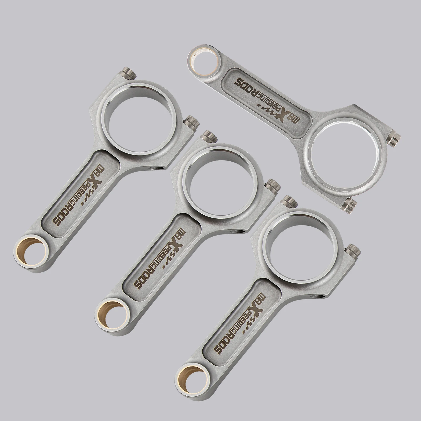 Racing Ibeam 4340 En24 Connecting Rods For Honda K20 K20a2 K20z1 K20z3 Pistons, Rings