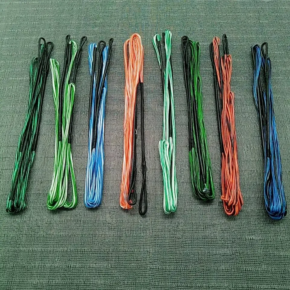 Archery Bowstring 16 Strands Replacement String for 60/62/66/68/70inch Traditional Recurve Longbow Hunting Target Shooting