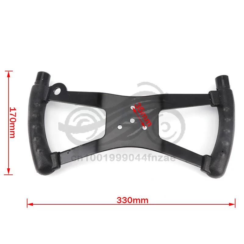 330*170mm Go Kart Steering Wheel Butterfly Style H Style Karting Steering Wheel For Riding Lawn Mower Racing Go Kart Parts 13inch 330mm racing suede steering wheel karting pc simulation game universal steering wheel 6 bolt 70mm pcd