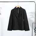 Short black coat