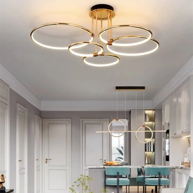 Modern Round Design Ceiling Chandelier Lights For Living Room