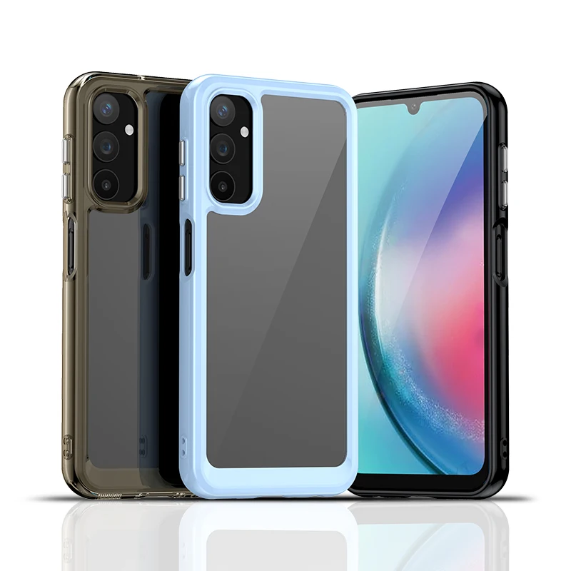 Per Samsung Galaxy A25 Custodia Cover Samsung Galaxy A25 Skin-Feel Custodie Morbide Multicolori Trasparenti Smerigliate Samsung Galaxy A25 5G