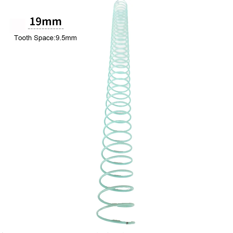 20pcs Single-coil Binding Coil Hole Single-coil Ring Color Binder Rings Binder Notebook Spiral Iron Book Binding Metal Rings