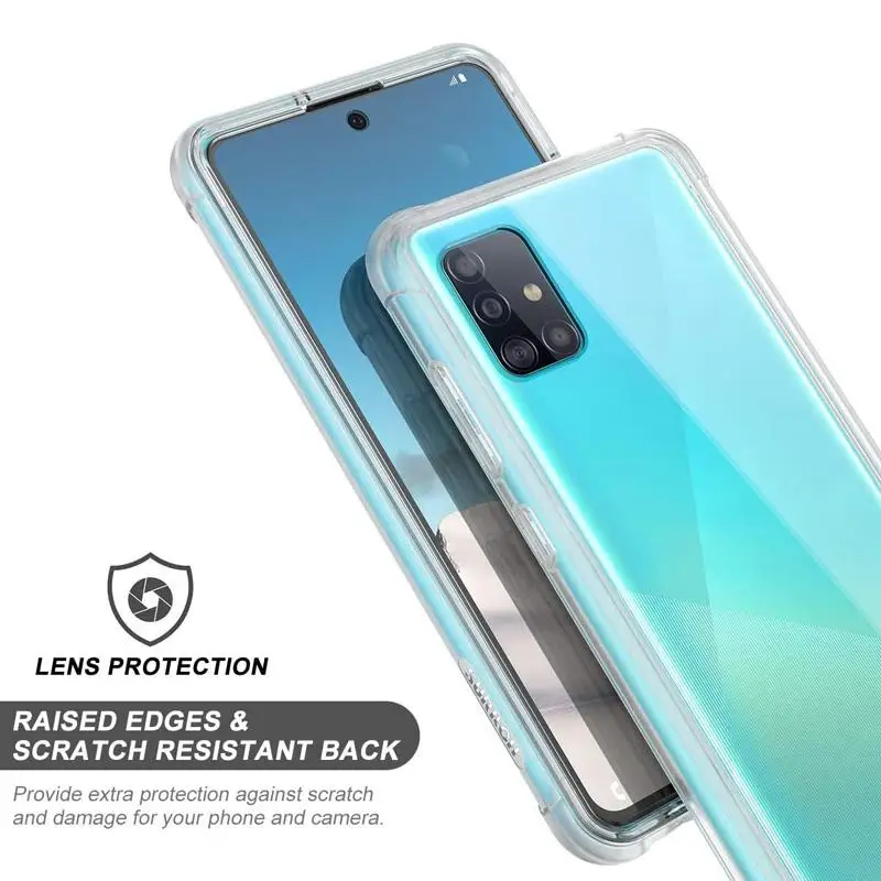 360 Full Body Transparent Shockproof Phone Case Cover