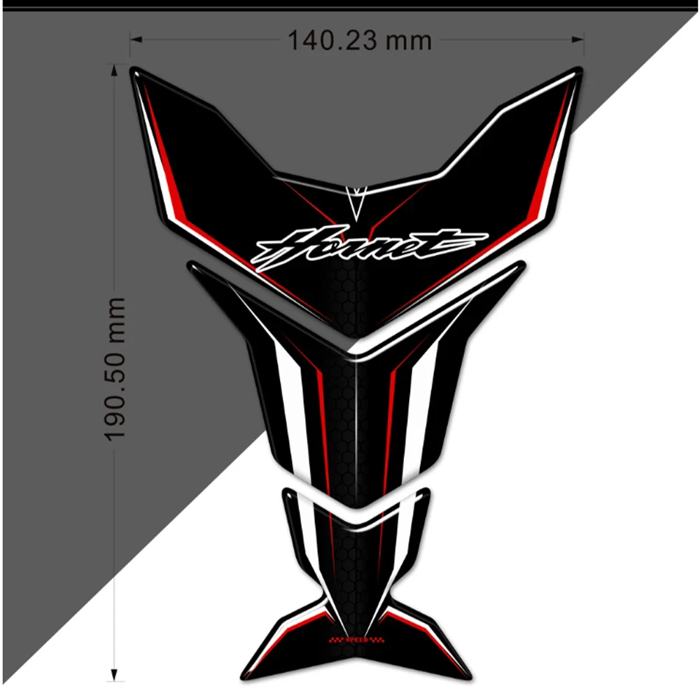 

600 900 Tank Pad Protective Decal Stickers For Honda Hornet CB600F CB250F CB250 CB1000R 160R 250 3D Motorcycle Emblem Badge Logo