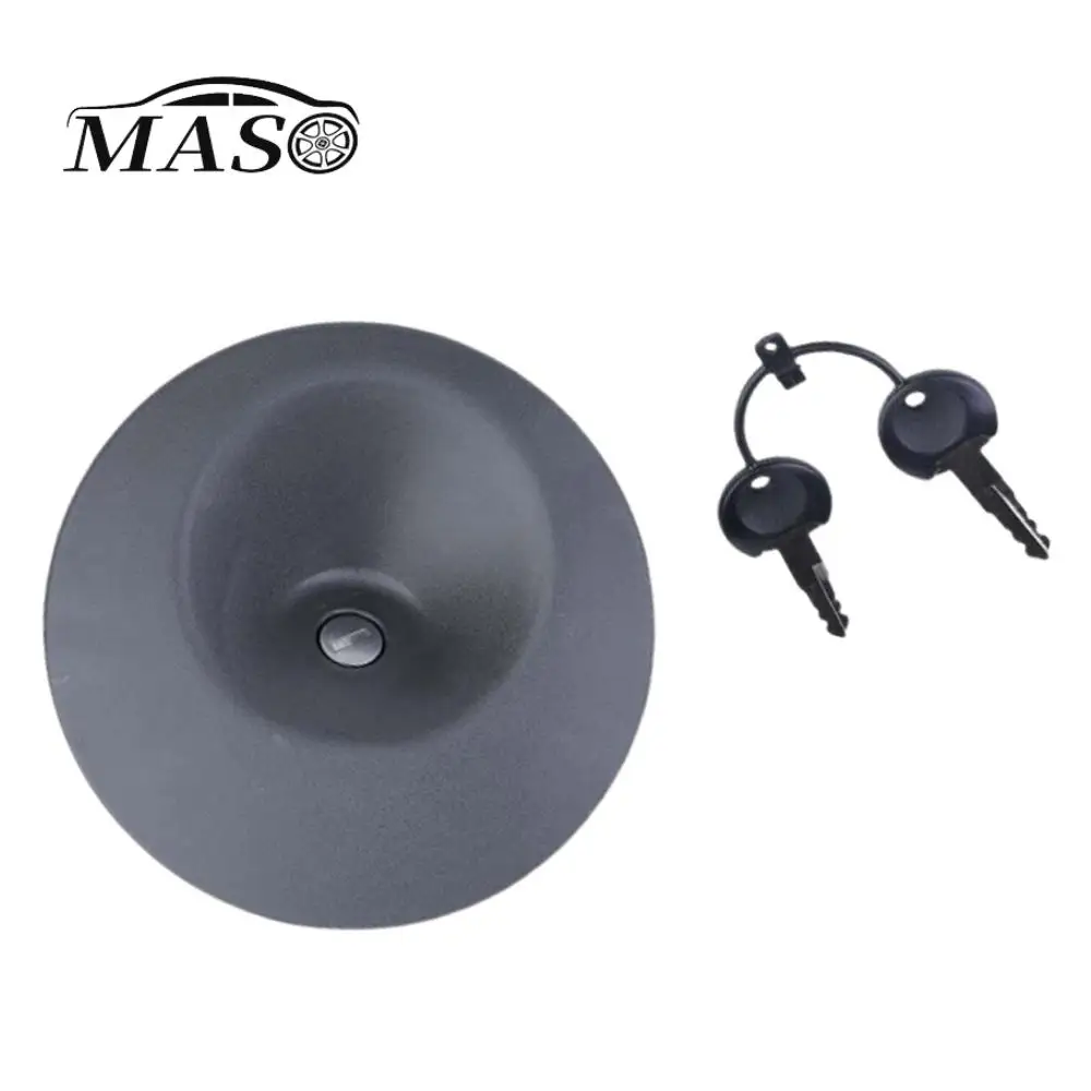 Lock Petrol Fuel Tank Cap With 2 Keys for Renault Kangoo 7701472643, 77014-72643 ABS Black 2