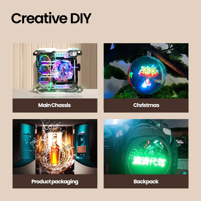 미니 홀로그램 광고용 투명 LED 디스플레이 3D 홀로그램 팬 프로젝터 할로윈 크리스마스 홀로그램 디스플레이