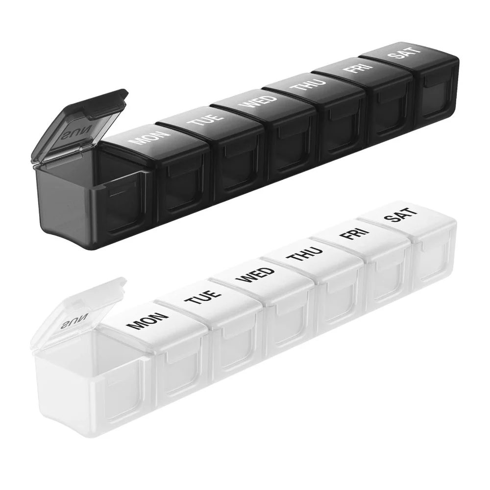 Deluxe Oversize Weekly Pill Organizer & Travel Container