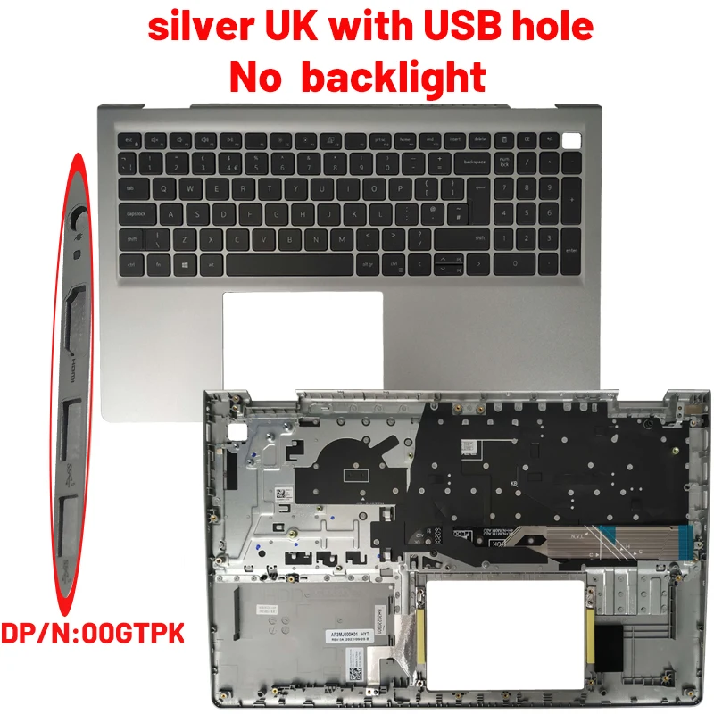 silver UK with USB