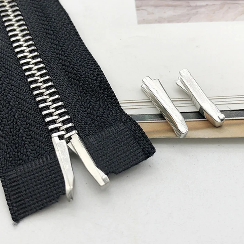 3# 5# 8# Double Open Zipper Latch Repair Kits 20pcs Tool For Zippers Non-slip Stopper Coat Metal Two-way Zip Plug Buckle Bag zipper repair kit