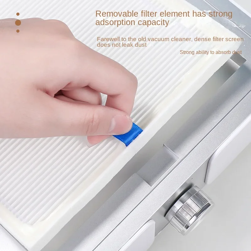 60W Big Suction Nail Vacuum Dust Collector No Rechargeable Nail Fan Dust Cleaner with Filter 45K Low Noise Nail Vacuum Extractor 5