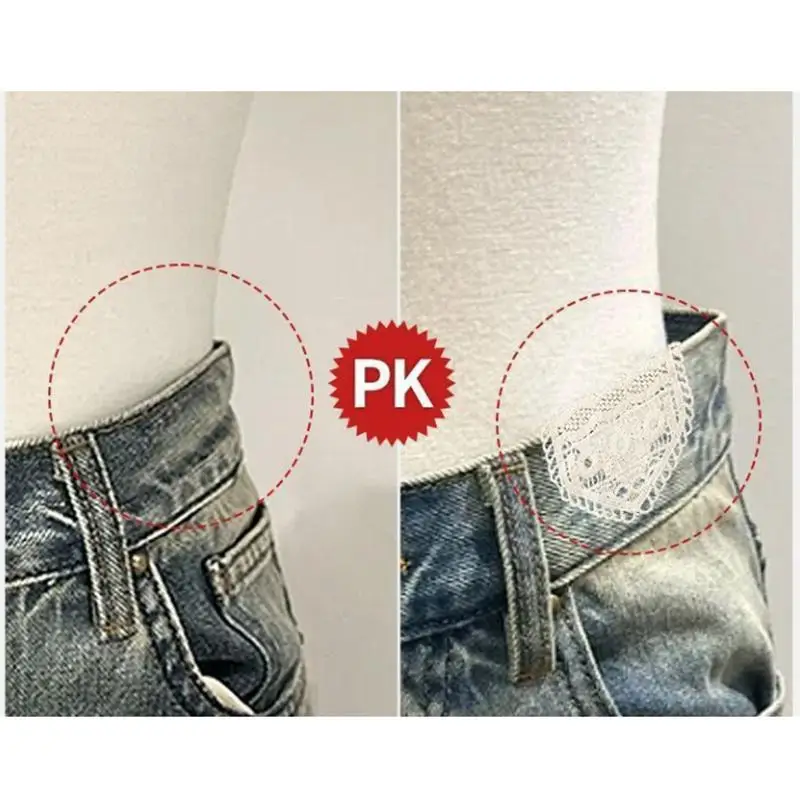 청바지용 조절 가능한 허리 확장기 5개 코튼 속이 빈 레이스워크 학생용 부드러..