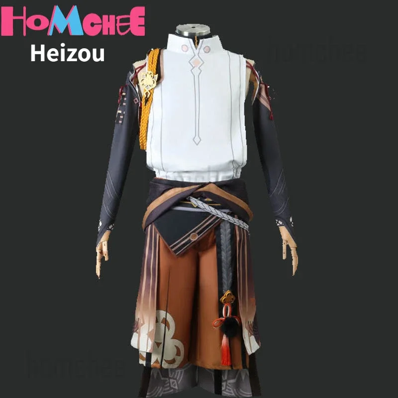 

HomChee COS Game Genshin Impact Heizou Cosplay Costume Outfits Wig Shikanoin Heizou Cosplay Genshin Hombre