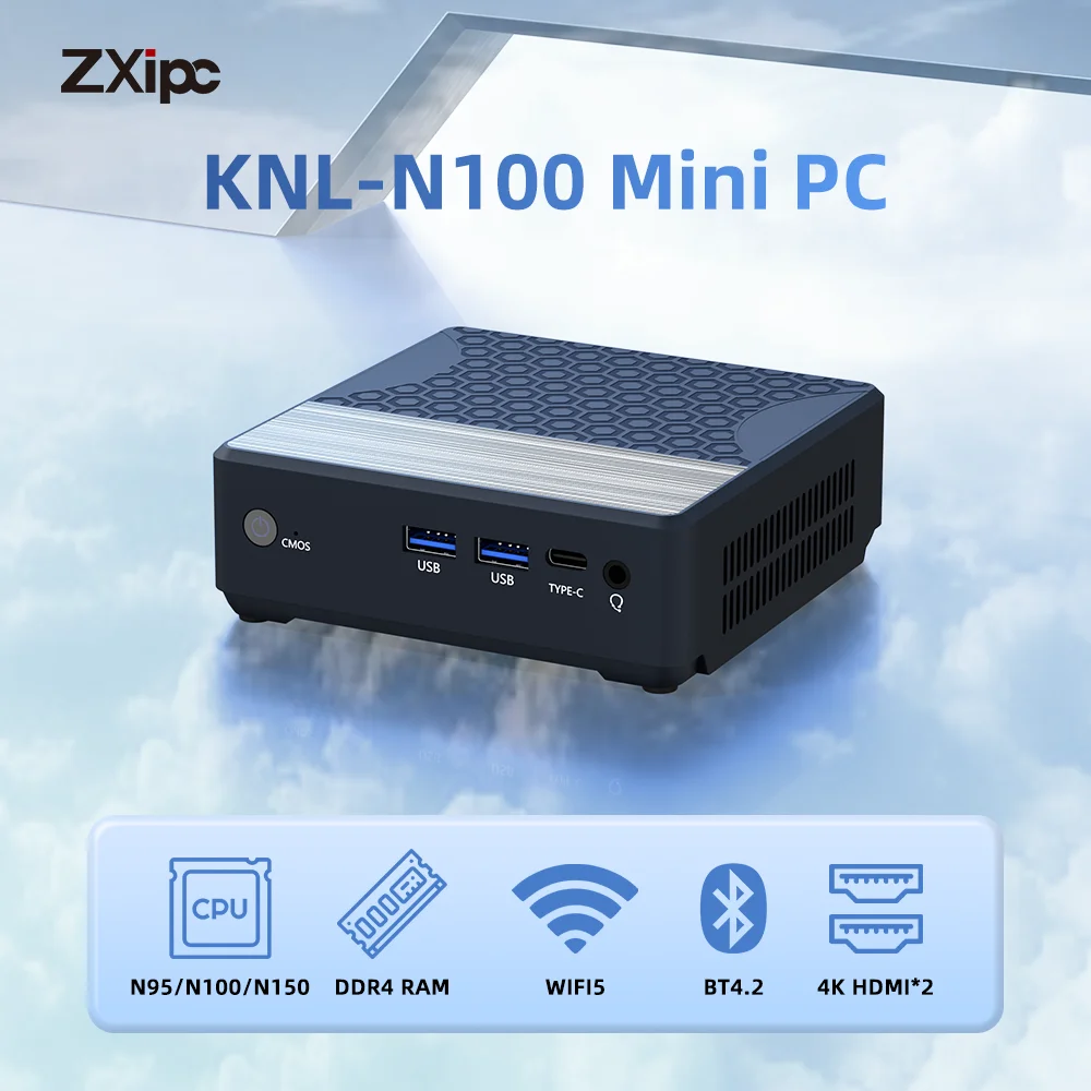 ミニpc n100 ZX05 mini PC with Processor N100 CPU, 12GB RAM goes for $133