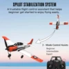 T28 Trojan RC Plane 761-9 2.4G 4CH Warbird RC Airplane One-key Aerobatic Remote Control Aircraft Plane Model for Children Aldult 3