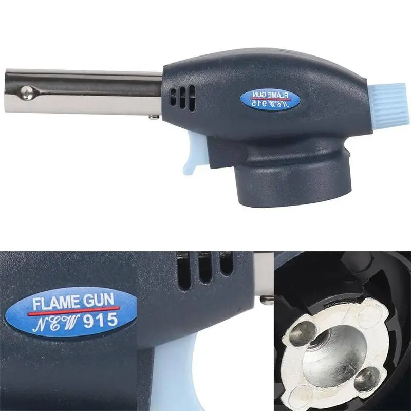 Portable Welding Torch Gas Burner Flame Gun High Temperature Brass Copper Gas Torch Brazing Solder Propane Welding Plumbing