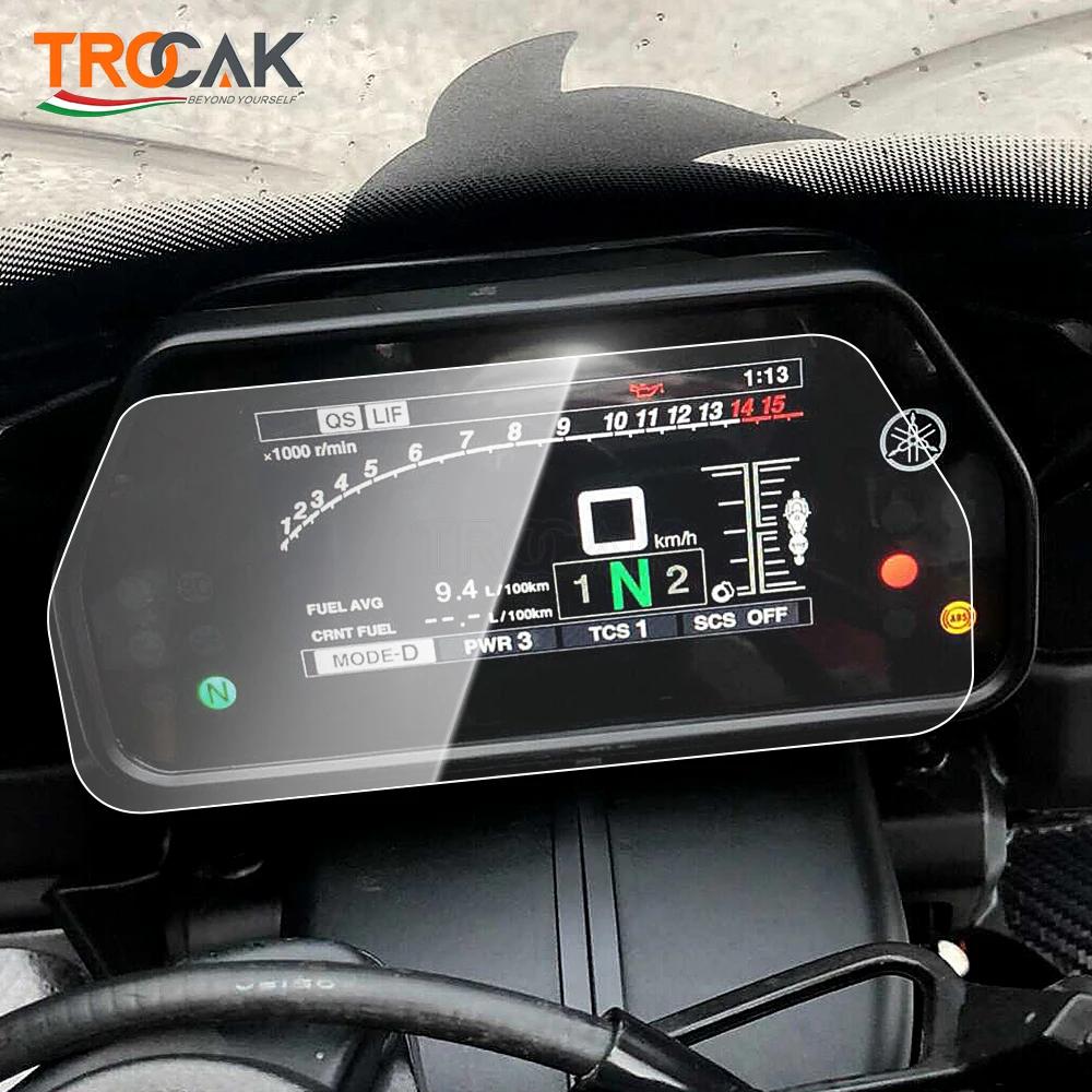 For YAMAHA MT10SP 17- YZF-R1 2015- R1M 15-2 Motorcycle Cluster Scratch Screen Protection Film Screen Protector motorcycle screen protector