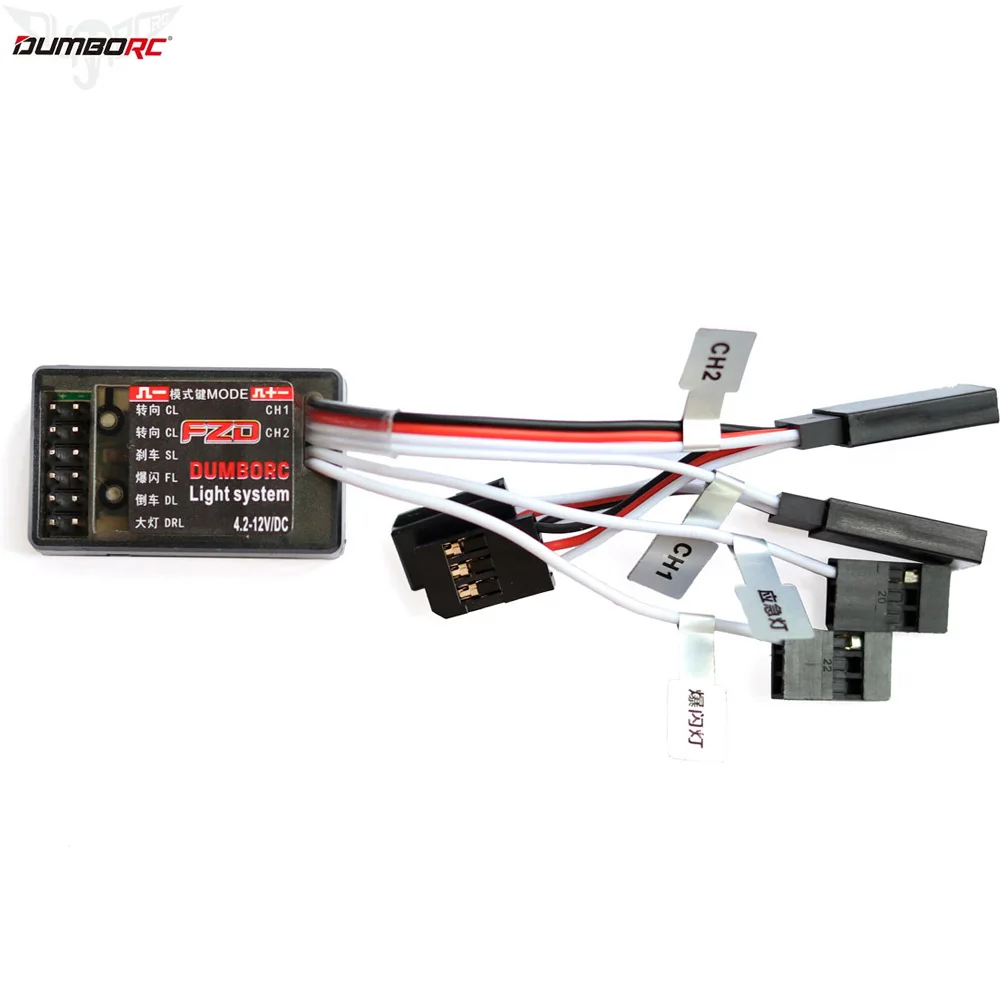 

Universal LED Controller Module Light System for DumboRC X4 X5 X6 X6P Transmitter 1/10 1/8 TRX4 Axial SCX10 D90 RC Car Boat