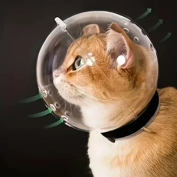 Cat head protection ball, pet grooming accessories, breathable mask, swimming helmet, cat supplies