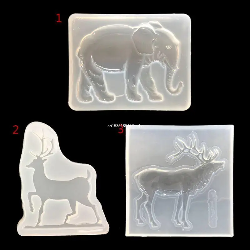 

Animal Resin Silicone Molds Deer Antler Elephant Elk Resin Casting Molds Decor Dropship