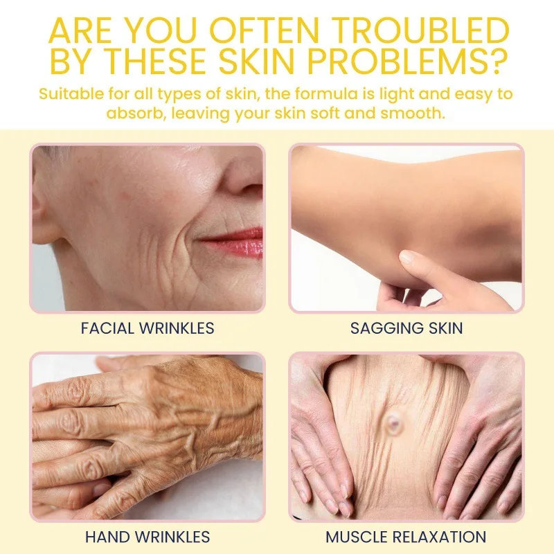 Crema rassodante per il corpo al retinolo Migliora il rafforzamento Riduce il cedimenti Idratare profondamente Dissolvenza le linee sottili Mantenere il lifting Lozione schiarente per il corpo 3