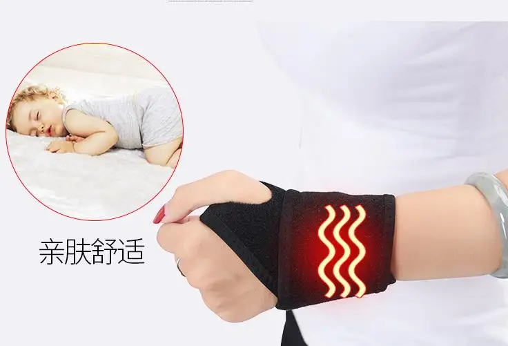 Care gear ms tomalin spontaneous heat wristbands thermal magnetic therapy knee Winding wristbands