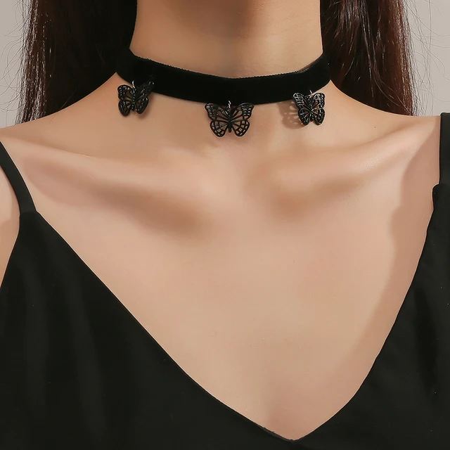 JWER Korea Sexy Collarbone Chain Necklace Women's Short Rhinestone