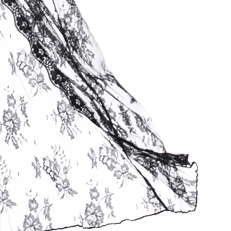 Ladies Long Gowns Pajamas See Through Lingerie Sets Bathrobe Bridesmaid Robes Women Sleepwear Lace Underwear Nightwear Nightie