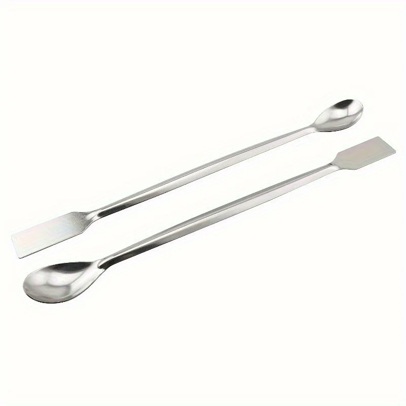 Stainless Steel Double-Headed Medicine Spoon for Accurate Dosage Measurement