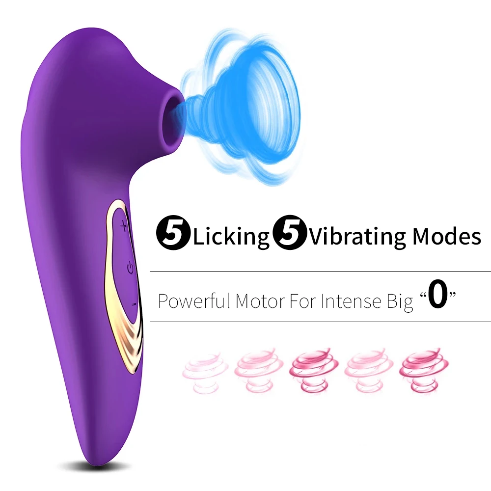 HULAMY Powerful Sucking Vibrator Female Clitoris Nipple Oral Vagina Vacuum Stimulator Massager Sex Toys Adults Goods for Women