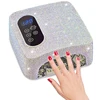 72W Rechargeable UV LED Cordless Nail Lamp Professional Gel Polish Light With 4 Timer Setting Display Auto Sensor for Salon Home 1