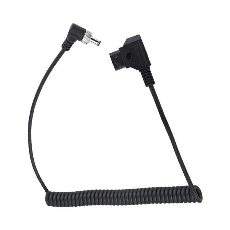 D-TAP Plug to DC Port DC Monitor Supply Cable Spring Power Wire with Lock for BMPC/ATOMOS/BESTVIEW MonitorN01R