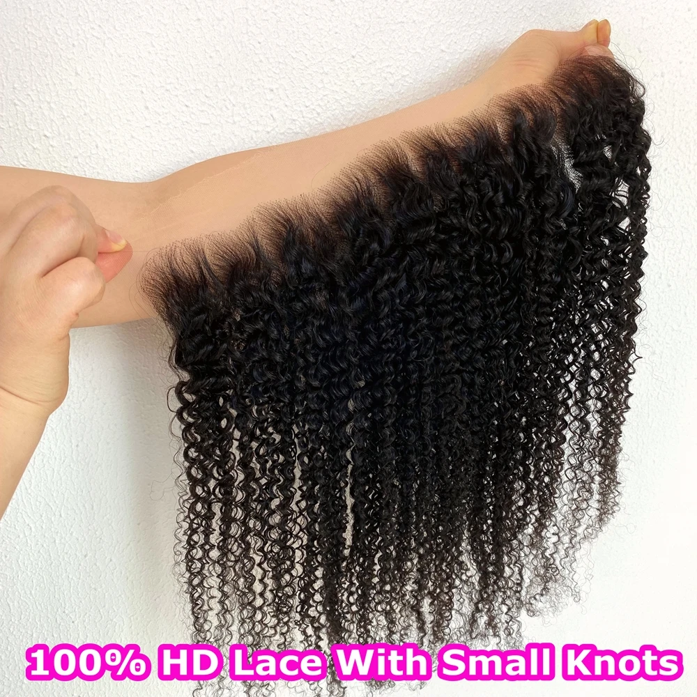 SKINLIKE Afro Kinky Curly 13x6 HD Lace Frontal Melt Skins 5x5 6x6 HD Lace Closure Invisiable 13x4 Frontal With Baby Hair