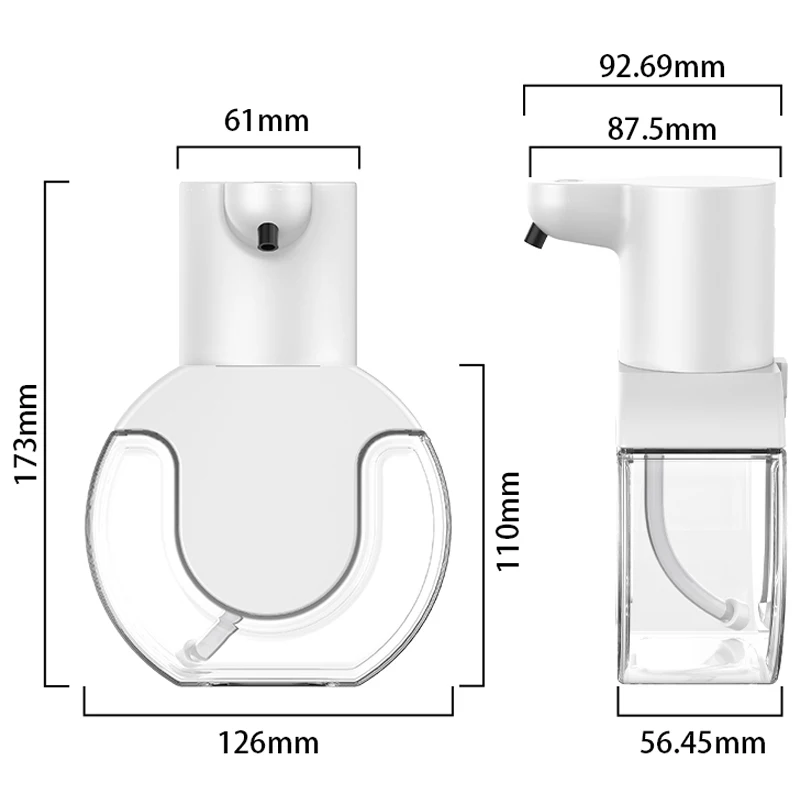 Smart Foam Soap Dispenser USB Charging Touchless Hand Washer Automatic Induction Sensor 8000mAh Foam Hand Washer For Home 6 Smart Foam Soap Dispenser USB Charging Touchless Hand Washer Automatic Induction Sensor 8000mAh Foam Hand Washer For Home 6