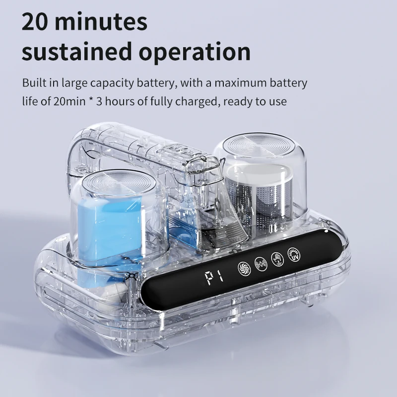 مكنسة كهربائية لسرير العث ، منظف مراتب محمول لاسلك...