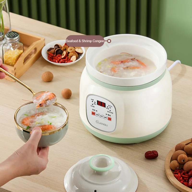 Breakfast Soup Porridge Pot Thermostatic Heating Portable Electric Soup Pot  for Making Soups Stews Grains and Cereals Commercial - AliExpress