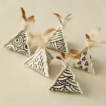Catnip Feather Teaser Toy 1