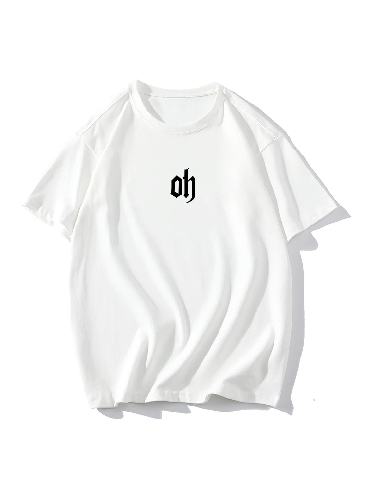 Hirsionsan Einfach mëll Kotteng T-Shirten fir Fraen Summer locker Kuerzärmlech Basis T-Shirten Casual Chic Buschtawen Grafik Fra846_voghion.com