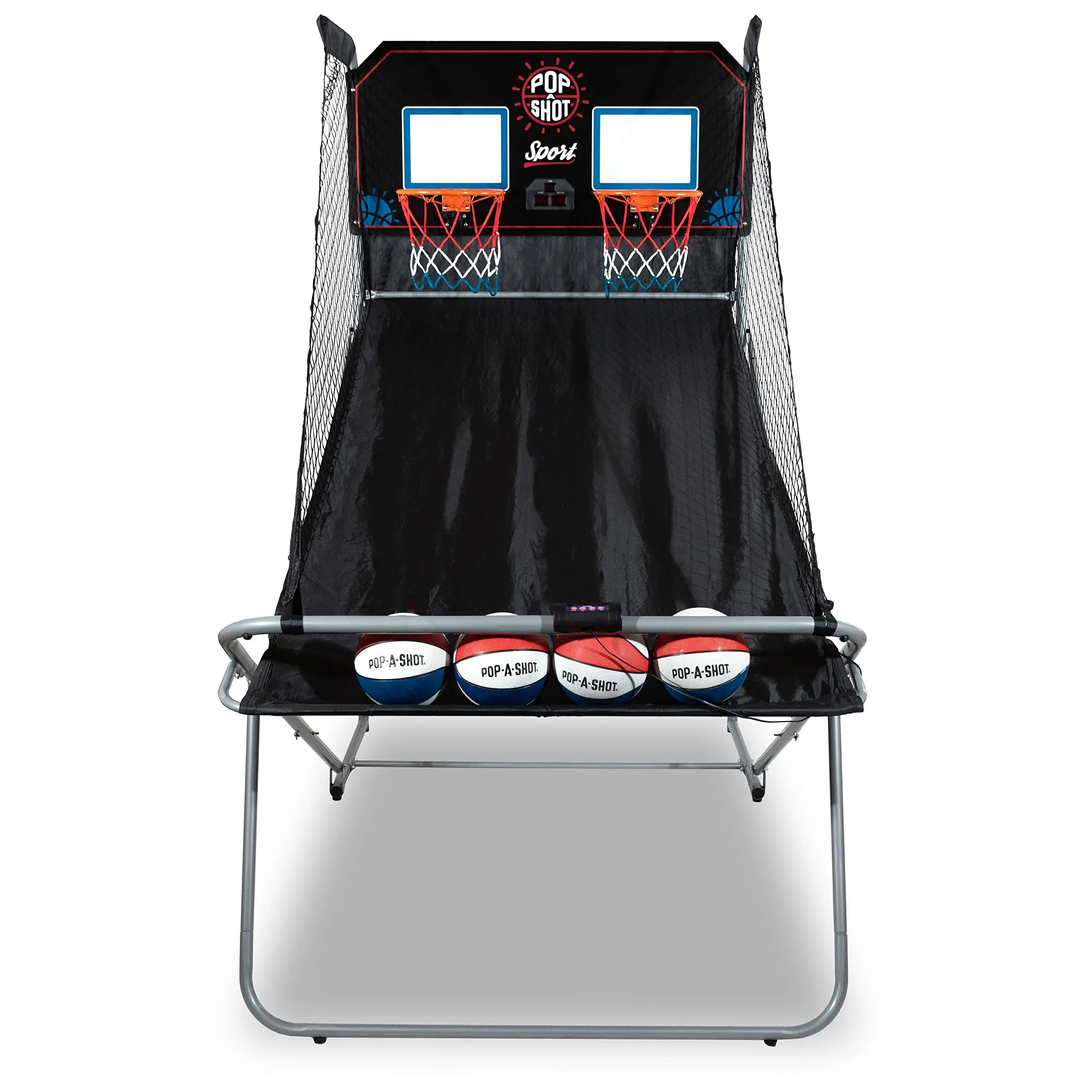 

Pop-A-Shot - Dual Shot Sport | Arcade Basketball Fun at Home | Paddle Scoring | 10 Game Modes | 4 Balls | Foldable Storage | for