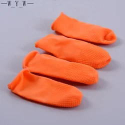 Safety Latex Heat Insulation Finger Protector Cots/Shields Antislip Antistatic Finger Tip for Keratin Hair Extensions