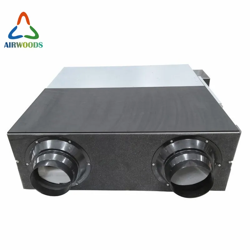 

China Suppliers Eco Smart ERV/HRV innovative counterflow heat exchanger 500CMH with Auto bypass