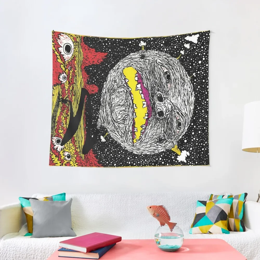 

Moon Man Tapestry Decoration Wall Room Decor Cute Wallpaper Decorations For Your Bedroom Tapestry