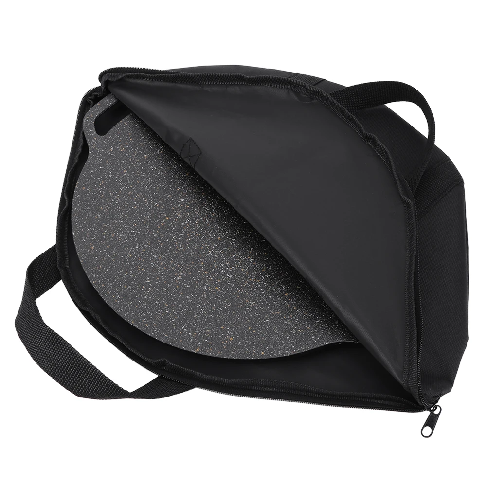 Baking Pan Storage Bag with Handle Wear-Resistant Grilling Pan Pouch 47x38cm Camping Frying Pan Bag Outdoor BBQ Tool for Kitchen