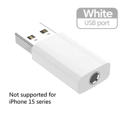 Universal USB/Type C to 3.5mm HiFi Audio Adapter with DAC Chip (White USB - 3.5MM)