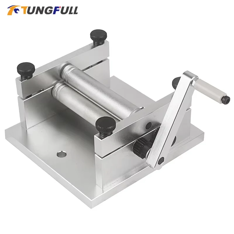 DIY Manual Soft Metal Tube Bending Machine-Household round Roller Plate Rolling Tool for Bending Processing Tools