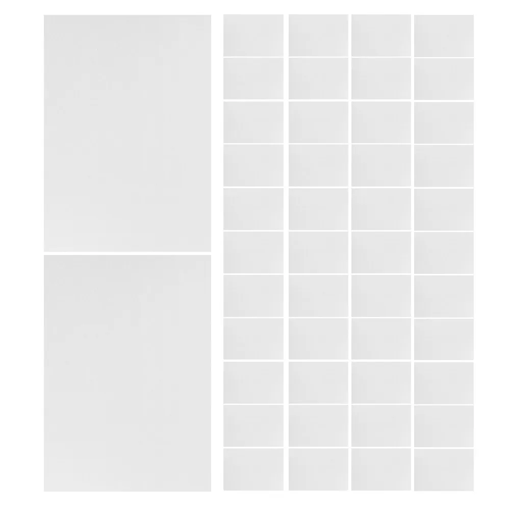100Pcs A4 수채화 패드 그림 그리기 공예 프로젝트 학교 가족 미술 활동 부드러운 질감 생생한 컬러 종이